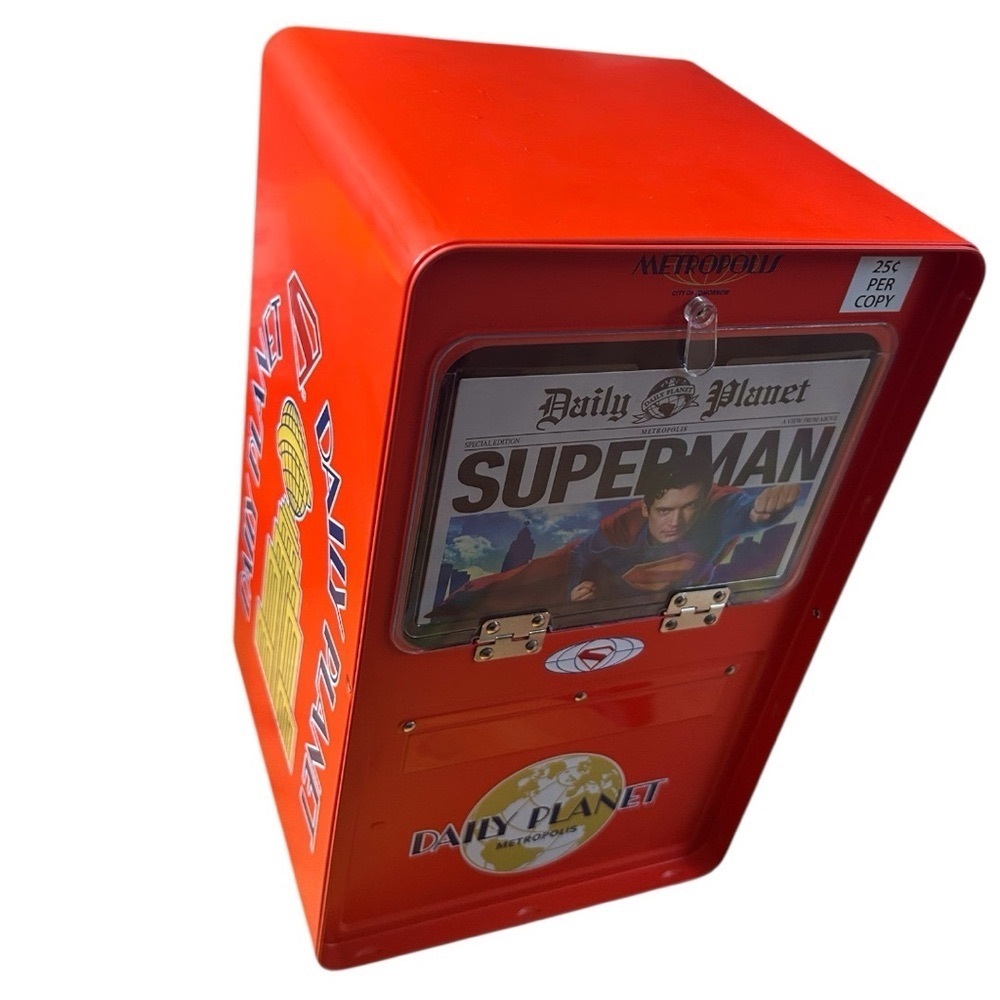 DC - Superman - Newspaper Box Popcorn Bucket w/ Interchangeable Front Paper 🦸‍♂️